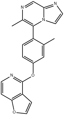 化合物 (RAC)-PF-06256142 结构式
