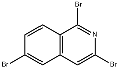 Isoquinoline, 1,3,6-tribromo- 结构式