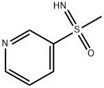 SULFOXIMINE, S-METHYL-S-3-PYRIDINYL- 结构式