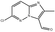 6-chloro-2-methylimidazo[1,2-b]pyridazine-3-carbaldehyde 结构式