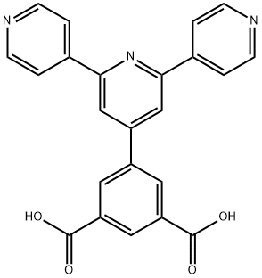 4'-(3,5-二羧基苯基)-[4,2':6',4'‘]三联吡啶 结构式