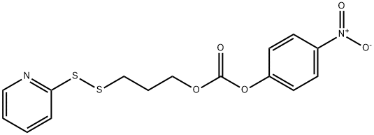 4-硝基苯基 (3-(吡啶-2-基二硫烷基)丙基)碳酸酯 结构式