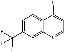 4-Fluoro-7-(trifluoromethyl)quinoline 结构式