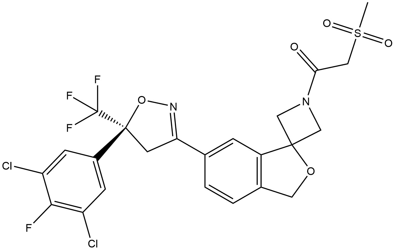 Sarolaner Impurity 5 结构式