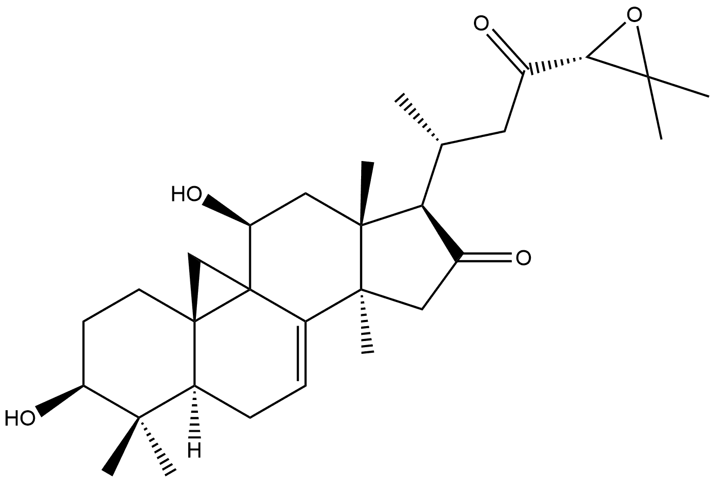 升麻酮醇 结构式