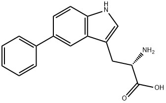 L-Tryptophan, 5-phenyl- 结构式