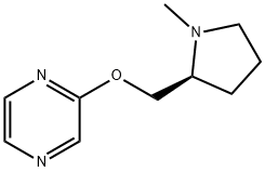 Pyrazine, [[(2S)-1-methyl-2-pyrrolidinyl]methoxy]- (9CI) 结构式