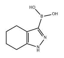 (4,5,6,7-四氢1H-吲唑-3-基)硼酸 结构式