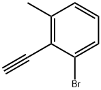 1-溴-2-乙炔基-3-甲基苯 结构式