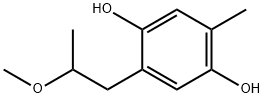 2-(2-METHOXYPROPYL)-5-METHYL-1,4-BENZENEDIOL 结构式