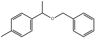 Benzene, 1-methyl-4-[1-(phenylmethoxy)ethyl]- 结构式