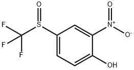 2-硝基-4-三氟甲基亚砜基苯酚 结构式