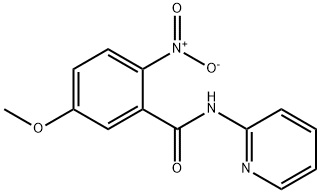 5-METHOXY-2-NITRO-N-2-PYRIDINYLBENZAMIDE 结构式