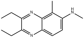 2,3-Diethyl-N,5-dimethylquinoxalin-6-amine 结构式