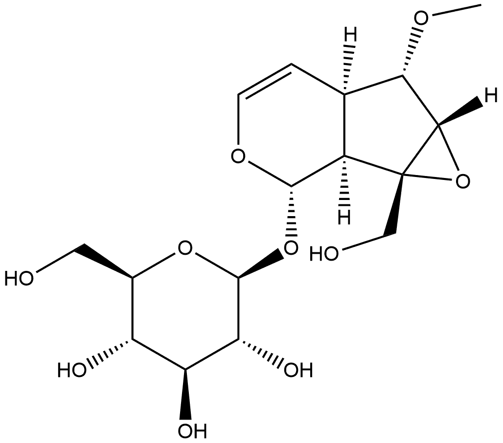 6-O-甲基梓醇 结构式