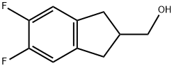 (5,6-二氟-2,3-二氢-1H-茚-2-基)甲醇 结构式