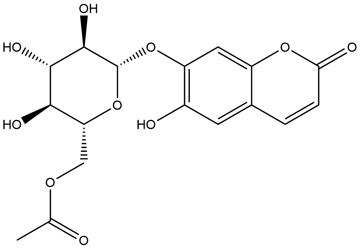 早开堇菜苷 结构式