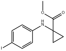 Cyclopropanecarboxylic acid, 1-[(4-iodophenyl)amino]-, methyl ester 结构式