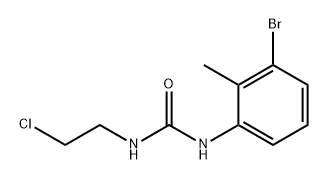 Urea, N-(3-bromo-2-methylphenyl)-N'-(2-chloroethyl)- 结构式