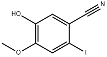 5-Hydroxy-2-iodo-4-methoxybenzonitrile 结构式