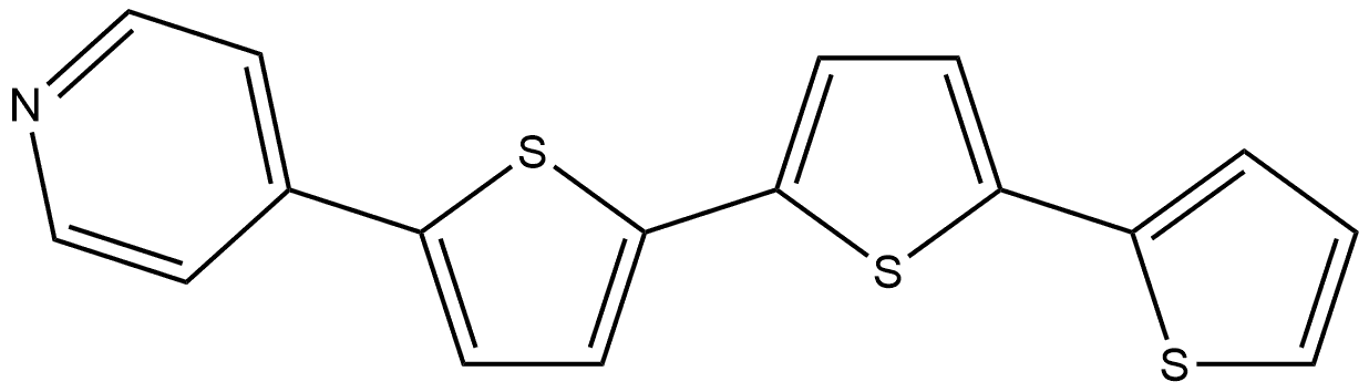 Pyridine, 4-[2,2':5',2''-terthiophen]-5-yl- (9CI) 结构式
