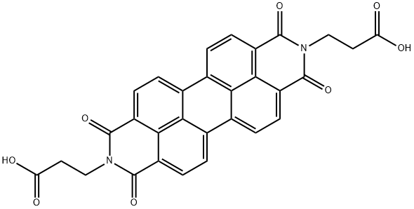 ANTHRA[2,1,9-DEF:6,5,10-D'E'F']DIISOQUINOLINE-2,9-DIPROPANOIC ACID, 1,3,8,10-TETRAHYDRO-1,3,8,10-TET 结构式