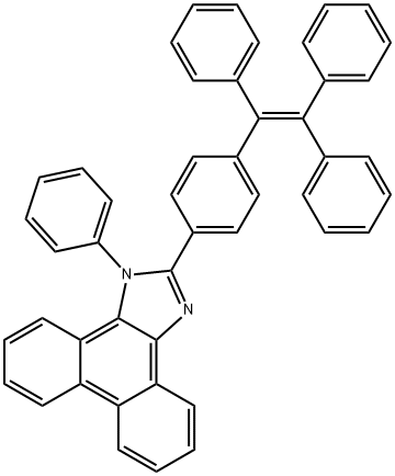 1-苯基-2-(4-(1,2,2-三苯基乙烯基)苯基)-1H-菲并[9,10-D]咪唑标准纯度: 95%存储: SEALED IN DRY,ROOM TEMPERATURE 结构式