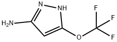 5-(三氟甲氧基)-1H-吡唑-3-胺 结构式