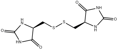 2,4-Imidazolidinedione, 5,5'-[dithiobis(methylene)]bis-, (5R,5'R)- (9CI) 结构式