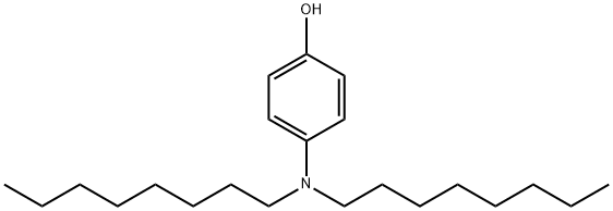 4-(二辛基氨基)-苯酚 结构式