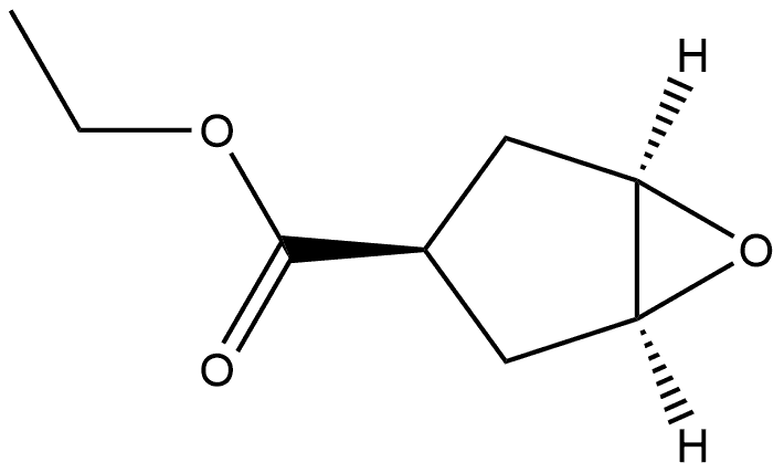 (1R,3R,5S)-6-氧杂双环[3.1.0]己烷-3-羧酸乙酯 结构式