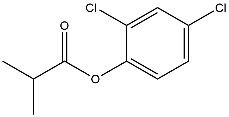 2,4-Dichlorophenyl 2-methylpropanoate 结构式