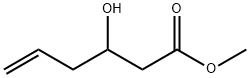 5-Hexenoic acid, 3-hydroxy-, methyl ester 结构式