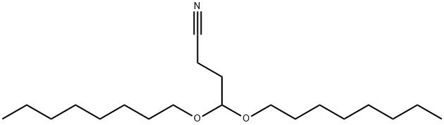 4,4-双(辛氧基)丁腈 结构式