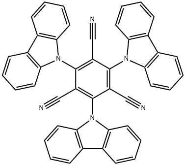 1,3,5-Benzenetricarbonitrile, 2,4,6-tri-9H-carbazol-9-yl- 结构式