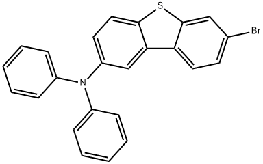 7-溴-N,N-二苯基-2-二苯并噻吩胺 结构式