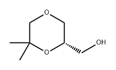 (S)-(6,6-二甲基-1,4-二恶烷-2-基)甲醇 结构式