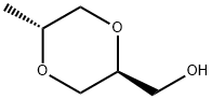 ((2S,5R)-5-甲基-1,4-二氧杂环己烷-2-基)甲醇 结构式