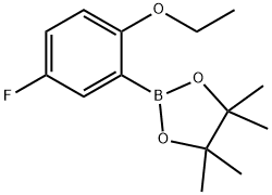 2-Ethoxy-5-fluorophenylboronic acid pinacol ester 结构式