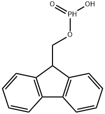 (9H-芴-9-基)甲基氢膦酸酯 结构式