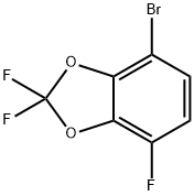 4-溴-2,2,7-三氟苯并[D][1,3]二噁 结构式