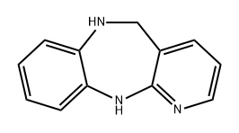 6,11-DIHYDRO-5H-PYRIDO[2,3-B][1,5]BENZODIAZEPINE 结构式