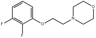 4-(2-(2,3-Difluorophenoxy)ethyl)morpholine 结构式