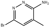 3-Pyridazinamine, 6-bromo-4-methyl- 结构式