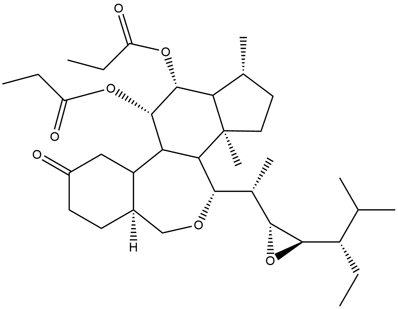 丙酰芸苔素内酯 结构式