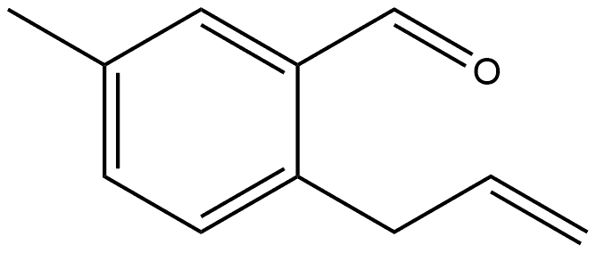 5-Methyl-2-(2-propen-1-yl)benzaldehyde 结构式