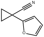 Cyclopropanecarbonitrile, 1-(2-furanyl)- 结构式