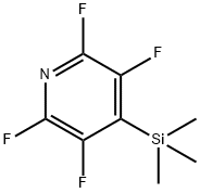 Pyridine, 2,3,5,6-tetrafluoro-4-(trimethylsilyl)- 结构式