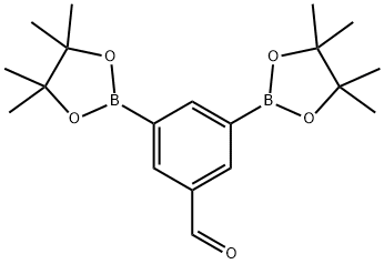 Benzaldehyde, 3,5-bis(4,4,5,5-tetramethyl-1,3,2-dioxaborolan-2-yl)- 结构式