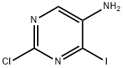 2-氯-4-碘嘧啶-5-胺 结构式